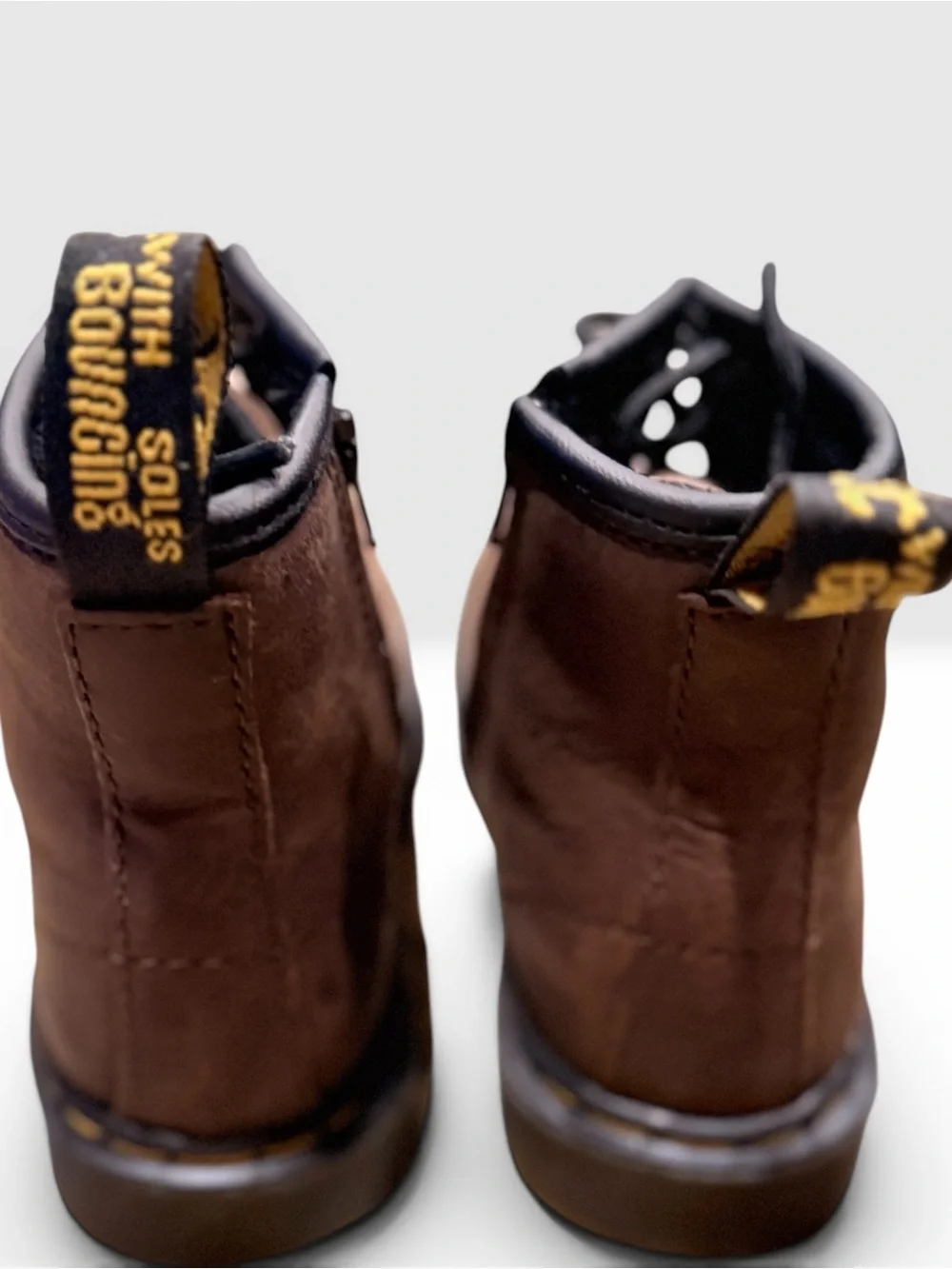 Dr. Martens Kids Brooklee boot new in box Crazy Horse Brown